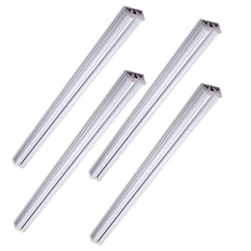 Kihung 4FT LED Integrated Fixture, 45W, 4900lm, 6500K (Super Bright White),Utility led Shop Light, LED Ceiling Light and Garage Light, Corded Electric with Built-in ON/Off Switch, 4-Pack