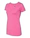 Next Level Womens Tri-Blend Deep V Tee 6740 -VINTAGE PINK 2XL