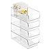 iDesign Linus BPA-Free Plastic Medium Stackable Organizer Bins - 5.25