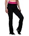 HDE Women's Maternity Yoga Pants Comfortable Lounge Pregnancy Pants Folded Waist,Hot Pink,Medium