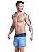 Neleus Men's Lightweight Swim Trunks Beach Shorts with Pockets,805,Light Blue,USA S+,Tag L