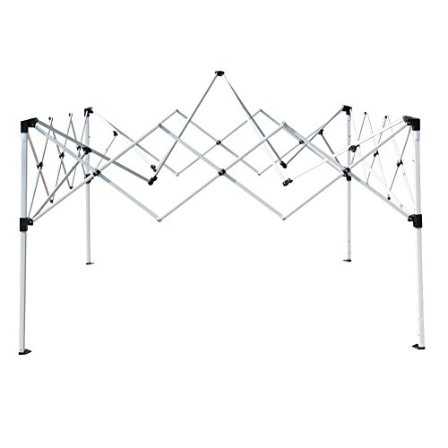 Sundale Outdoor 10 x 10 FT Heavy Duty Pop Up Canopy Waterproof UV-Protected Gazebo Portable Instant Shade Folding Shelter Patio Wedding Party Tent with Wheeled Carrying Bag, Navy Blue