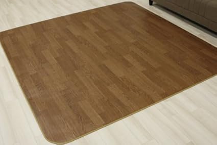 Amazon ダイニングラグ 撥水 カーペット 床暖房対応 ラグマット ウッディーcfラグ Y 195 250cm ブラウン ラグ カーペット オンライン通販