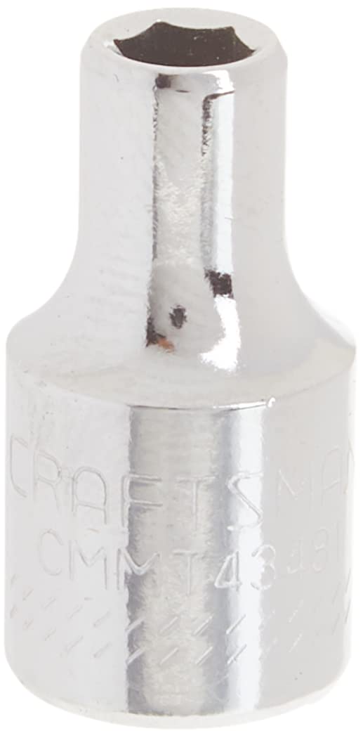 CRAFTSMAN Shallow Socket, SAE, 1/4-Inch Drive, 5/32-Inch, 6-Point (CMMT43481)