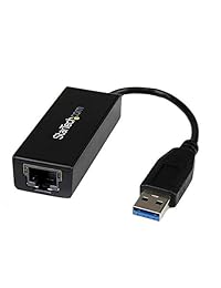 StarTech  adaptador de red de NIC con conexión Gigabit Ethernet y puerto USB, Negro