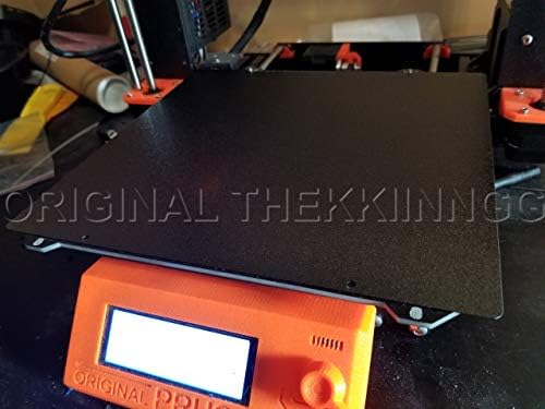 Thekkiinngg Prusa i3 MK3 Mk2.5 Double-Sided Pei Textured Powder-Coated Spring Steel Sheet V4 Version 4