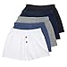 Lucky & Me Boys Underwear, Boxers Style 100% Cotton, Noah 5 Pack Blue 7-8 Years