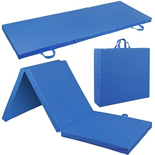 image for ZENY 6' x 2' Exercise Tri-Fold Gym Mat,Aerobics Yoga Workout Tumbling 