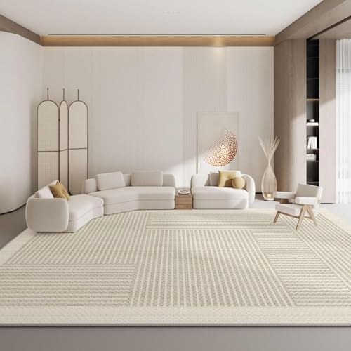 Jorunb Area Rug Washable Soft Rugs for Living Room Bedroom Modern Deco Polyester Fiber Carpet Rugs for Bedroom with Non Slip Backing Home Decor Floor Decoration Mat(Wood,200x300cm)