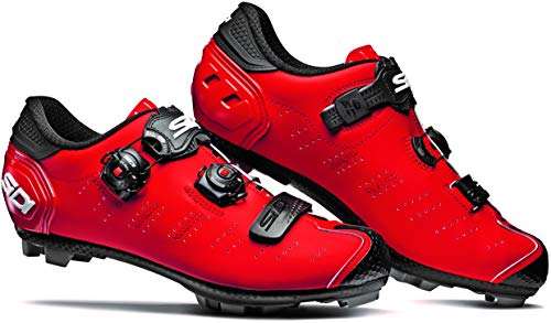 Dragon 5 Mountain Bike Shoes (41.5, Matte Red/Black)