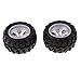 B Blesiya 4X Durable Tires Rubber Tyres Wheel Hex Rim for WLtoys A979 A979-01 RC Cars