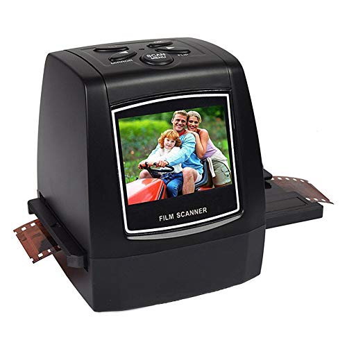 Gyswshh 32G SD Card Storage 135mm/35mm LCD Screen Slide Negative Film Scanner ConverterUS Plug - Thumbnail 2
