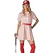 A League of Their Own Rockford Peaches AAGPBL Baseball Womens Costume Dress
