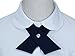 SISIDI Girls' Criss-Cross Bow Ties, Girls' School Uniform (Navy Blue)