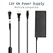 Signcomplex 12V 6A Power Supply Transformer, 12VDC LED Driver Switching Power Supply Adapter for LED Strip Light 72W Max US Plug, UL Listed