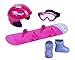 Doll Snowboard Set Fit for 18 Inch Dolls and American Girl Dolls, Doll Accessory Set Includes; Doll Goggles, Doll Helmet & Snowboard, Doll and Doll Clothes Are Not Included, Doll Furniture