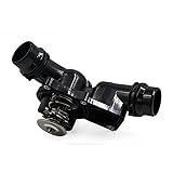 uxcell New Black Thermostat Housing Assembly w Sensor 11531437040 for BMW E39 530 E46 X5