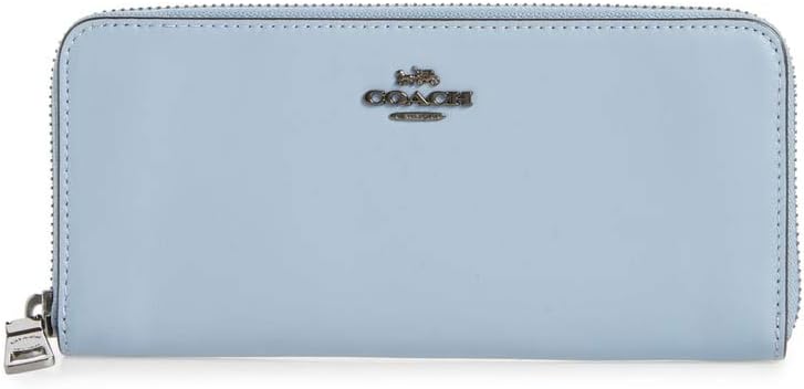 light blue coach wallet