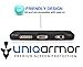 iPhone 6 Case, iPhone 6s Case, 5.5 Inch Case for iPhone 6 Plus - UniqArmor Shock Absorbing iPhone 6 & iPhone 6S Case, Brushed Aluminum - Black iPhone 6 Case