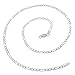 In Style Designz .925 Solid Sterling Silver Figaro Link ITProLux Necklace Chains 2MM - 10.5MM, 16