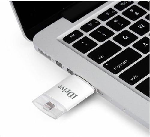 64GB LYBALL Apple iPhone Flash Drive U Disk with Lightning Connector External Storage Memory Expansion for iPhone iPads iPod &amp; Computers White (64GB)