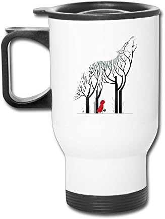 Yan Da YY Fashion Coffee Cup Red Riding Hood Children Story Coffee Thermos With Bottle Cap 14 Oz