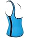 LAZAWG Womens Slimming Sweat Vest Hot Neoprene Shirt Body Shapers for Weight Loss Blue S(Fulfilled by Amazon)
