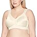 PLAYTEX Womens 18 Hour Comfort-strap Wireless Bra, Full-coverage With 4-way Trusupport, Single & 2-pack Bras, Natural Beige, 48D US