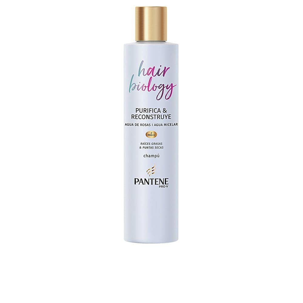 Pantene Pro-V Hair Biology Purifies & Rebuilds Shampoo 250ml For Oily Roots And Dry Ends