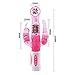 Jiayangju Big Size Thrusting Monster Fluttering Rabbit Body Msaager - 4 Rotating & 12 Vibrating Multispeed Versatility Wand for Women