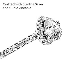 Pandora Elevated Heart Ring - Promise Ring for