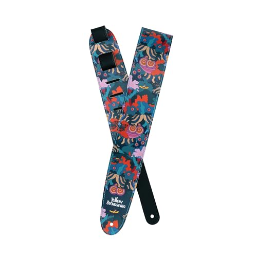 DAddario Beatles Yellow Submarine 55th Anniversary Vinyl Guitar Strap, Under The Sea