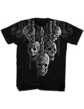 Hanging Out Skull & Chains T-Shirt 100% Cotton