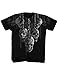 Hanging Out Skull & Chains T-Shirt 100% Cotton