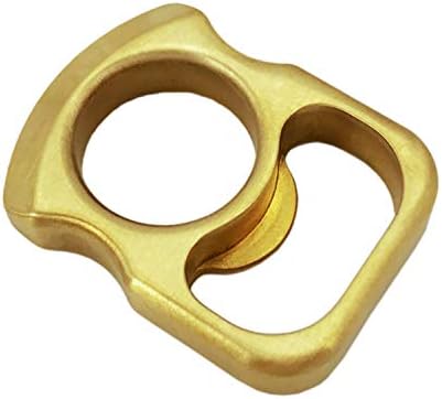Ousome Solid Brass Bottle Opener, Multi Functional Tool EDC, Outdoor Pocket Keychain