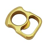 Ousome Solid Brass Bottle Opener, Multi Functional Tool EDC, Outdoor Pocket Keychain