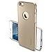 Spigen Thin Fit A iPhone 6 Case with Premium SM Coated Matte Hard Case with Logo Cutout for iPhone 6S / iPhone 6 - Champagne Gold