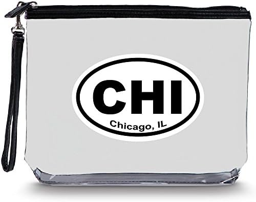 Squeeze Pod Clear Toiletry Bag with Hang Strap - Durable for Travel, Stands Up, Larger than Quart Size Bag - 10 Destinations Available - CHI Limited Edition
