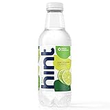 Hint Water Lime, (Pack of 12) 16 Ounce Bottles, Pure Water Infused with Lime, Zero Sugar, Zero Calories, Zero Sweeteners, Zero Preservatives, Zero Artificial Flavors, Zero Artificial Sweeteners