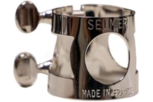 HENRI SELMER Selmar B - Clarinet Ligature Silver Plated Finish