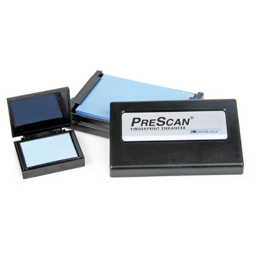 Identicator Prescan Fingerprinting Pad Small 1.5 X 1 -Inch, Pack of 4