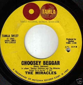 Smokey Robinson The Miracles 45 Going To A Go Go Choosey Beggar Amazon Com Music