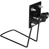L Bracket Bike Basket Mounting Bracket, Iron Adapter for Front Basket, Adjustable Bike Basket Holder Mount, Sleek Cycle Basket Installation for Folding, Path Bikes