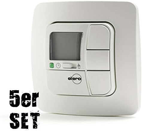elero Astrotec Astro Program Timer, Cream White (Pack of 5)