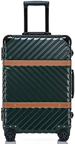 Jyy トロリースーツケースノーブルファッションキャリートラベルバッグに手をキャビン荷物ハードシェル旅行軽量4ユニバーサルホイール Color 70x50x26cm Green 特別セール品 Dark Size