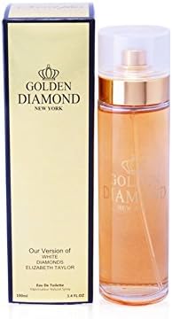 Alternative to WHITE DIAMONDS by ELIZABETH TAYLOR, Bouquet of Perfume, Eau de Parfum for Women, Perfect Gift, 3.4 Fl.Oz