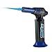 Turbo Blue Magnum Jet Flame Refillable Torch Lighter - Powerful Windproof Flame (6-Pack)