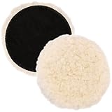 TCP Global 6" Natural 100% Wool 1" Pile Grip Buffing & Polishing Pad