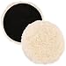 TCP Global 6" Natural 100% Wool 1" Pile Grip Buffing & Polishing Pad primary