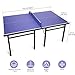 TUSY 98% Preassembled Multi-Use midsize Compact Table Tennis Table Outdoor/Indoor with a Scaled Down Size for Easy Storage